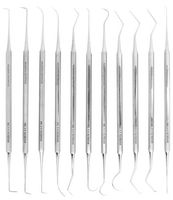 EXCELTA 334 Probe Kit, 11 Piece, Dual Ended, Stainless Steel, 137.5 mm Overall Length