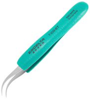 EXCELTA 7-CO-ET Tweezers, Precision, ESD, Curve, Pointed, 131.25 mm, Cobalt Alloy