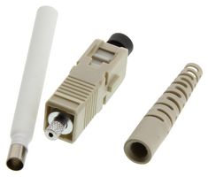 TE CONNECTIVITY - AMP 6828099-1 Fiber Optic Connector, SC, Multimode, 2mm, PBT (Polybutylene Terephthalate) Body