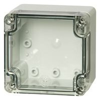 FIBOX PCT 080809 Plastic Enclosure, Multipurpose, Polycarbonate, 83.8 mm, 80 mm, 82 mm, IP66, IP67