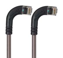 L-COM TRD695RA14GRY-5 Ethernet Cable, Cat6, 90° RJ45 Plug to 90° RJ45 Plug, UTP (Unshielded Twisted Pair), Gray, 1.5 m
