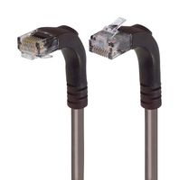 L-COM TRD695RA4GRY-30 Ethernet Cable, Cat6, 90° RJ45 Plug to 90° RJ45 Plug, UTP (Unshielded Twisted Pair), Gray, 9.1 m