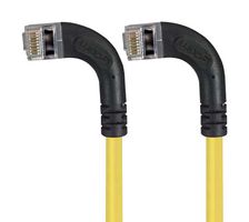 L-COM TRD815SRA9Y-10 Ethernet Cable, Cat5e, 90° RJ45 Plug to 90° RJ45 Plug, FTP (Foiled Twisted Pair), Yellow, 3.05 m