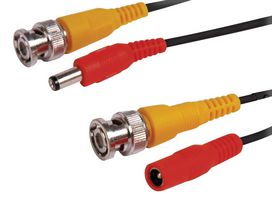 MULTICOMP PRO CT-DIY100B Audio / Video Cable Assembly, BNC Straight Plug and DC Power Plug