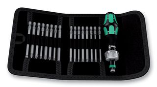 WERA KRAFTFORM KOMPAKT 60 RA Screwdriver Bit Set, Ratchet, Phillips, Pozidrive, Torx, 17 Pieces
