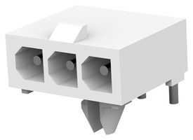 AMP - TE CONNECTIVITY 1-770967-0 Rectangular Power Connector, R/A, 3 Contacts, Through Hole Mount Right Angle