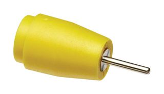 CAL TEST ELECTRONICS CT3149-4 Banana Test Connector, Jack, Panel Mount, 25 A, 1 kV, Nickel Plated Contacts, Yellow