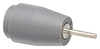 CAL TEST ELECTRONICS CT3149-8 Banana Test Connector, Jack, Panel Mount, 25 A, 1 kV, Nickel Plated Contacts, Grey