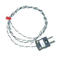 LABFACILITY XF-1556-FAR Termopar, Unión Expuesta PFA, J, -75 °C, 250 °C, 9.8 ft, 3 m