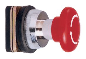 ALTECH AML4 Switch Actuator, Red, Maintained, Altech 30mm Non Illuminated Emergency Stop Switches, NEMA 4X