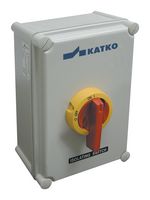 ALTECH KEM3150L Y/R Switch Disconnector, w/Yellow & Red Handle, 3 Pole, 600 V, 150 A, IP65, Screw, Panel Mount