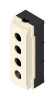 ALTECH 7006G13 Control Station Enclosure, 2xM20, Aluminum, 4 Holes, 30 mm, Black, Pebble Gray, 72 mm, 225 mm