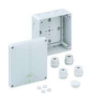 ALTECH 810-910 Plastic Enclosure, Junction Box, Polycarbonate, 79 mm, 140 mm, 140 mm, IP54, IP65