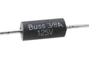 EATON ELECTRONICS TR1-MCRW375MA Fuse, PCB Leaded, 375 mA, 125 V, Microtron MCRW Series, 125 V, Fast Acting, Axial Leaded