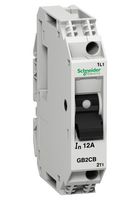 SCHNEIDER ELECTRIC GB2CB07 Thermal Magnetic Circuit Breaker, TeSys Series, 2 A, 1 Pole, 48 V, 250 V, DIN Rail, Panel