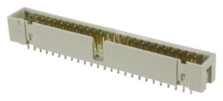 HARTING 09185346324 Pin Header, Wire-to-Board, 2.54 mm, 2 Rows, 34 Contacts, Through Hole, SEK 18 Series