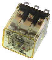 IDEC RH3B-ULDC24V Power Relay, 3PDT, 24 VDC, 10 A, RH Series, Socket, Non Latching