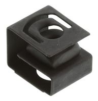 HAMMOND 1421N25 Hardware, Clip Nut, Pack 25, Clip Nut, 10-32, Round Punched Hole Rails
