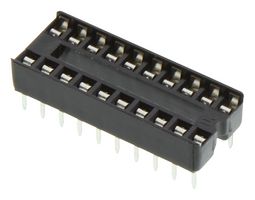 MCM 28-240 IC & Component Socket, 20 Contacts, DIP Socket, Phosphor Bronze