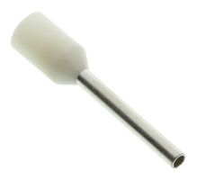 MULTICOMP PRO E7512-L-WHITE Wire Ferrule, Single Wire, 20 AWG, 0.75 mm², 12 mm, White, E