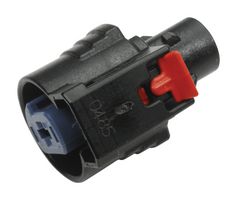 TE CONNECTIVITY 2098198-5 Connector Housing, MCP 2.8 Series, Plug, 1 Positions, AMP 1-968859-3 & 1-968857-3 Contacts