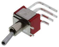 TE CONNECTIVITY - ALCOSWITCH A201SD9AV2Q04 Toggle Switch, On-None-On, DPDT, Non Illuminated, Gemini A Series, PCB, 5 A