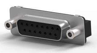 AMP - TE CONNECTIVITY 1-5747299-6 D Sub Connector, Standard, Receptacle, AMPLIMITE HD-20 Series, 15 Contacts, DA, Solder