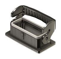 HARTING 19432160340 Heavy Duty Connector, IP66, Base, Bulkhead Mount, Nylon (Polyamide), Fibreglass Reinforced, 1 Lever