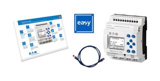 EATON MOELLER EASY-BOX-E4-UC1 Software y Kit de Inicio, 8 Entradas, 4 Salidas, 8 A, 20.4 a 28.8 V, Serie easyE4