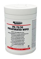MG CHEMICALS 8241-110 Wipes, 70/30 Isopropyl Alcohol Cleaner, Large 177.8mm x 203.2mm Presaturated, 600 ml