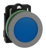 SCHNEIDER ELECTRIC XB5FVM6C0 LED Panel Mount Indicator, Round, Screw Clamp Terminals, Blue, 240 VAC, 30.5 mm, 14 mA