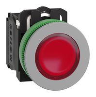 SCHNEIDER ELECTRIC XB5FW34B5C0 Industrial Pushbutton Switch, Harmony XB5 Series, 30.5 mm, SPST-NO, SPST-NC, Spring Return