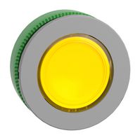 SCHNEIDER ELECTRIC ZB5FV083C0 Indicator Lens, Flush Head, Yellow, Round, 30.5 mm, Pilot Light Head