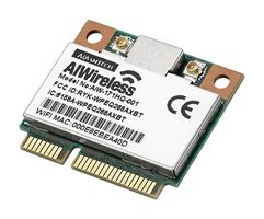 ADVANTECH AIW-171HQ-001 Wi-Fi/Bluetooth Card, PCIe, USB, Windows/Linux, 3 to 3.3 VDC, AIW100 Series