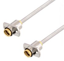 FAIRVIEW MICROWAVE FMCA3094-24 RF / Coaxial Cable Assembly, Slide-On, 24 ", 610 mm, 0.086" Semi Rigid, RG405, BMA Flange Jack
