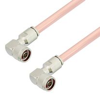 FAIRVIEW MICROWAVE FMCA3109-48 RF / Coaxial Cable Assembly, 4 ft, 1.21 m, 0.25" Semi Rigid, RG401, N Type Right Angle Plug