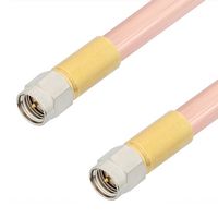FAIRVIEW MICROWAVE FMCA3115-150CM RF / Coaxial Cable Assembly, 4.9 ft, 1.5 m, 0.25" Semi Rigid, RG401, SMA Plug, SMA Plug, 50 ohm