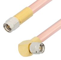 FAIRVIEW MICROWAVE FMCA3116-24 RF / Coaxial Cable Assembly, 24 ", 610 mm, 0.25" Semi Rigid, RG401, SMA Plug