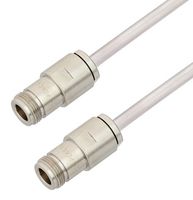 FAIRVIEW MICROWAVE FMCA3130-12 RF / Coaxial Cable Assembly, 12 ", 305 mm, 0.25" Semi Rigid, RG401, N Type Jack, N Type Jack