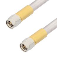 FAIRVIEW MICROWAVE FMCA3132-50CM SMA MALE TO SMA MALE CABLE TINNED ALUMINUM RG401 TYPE .250 COAX IN 50 CM