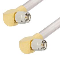FAIRVIEW MICROWAVE FMCA3135-12 RF / Coaxial Cable Assembly, 12 ", 305 mm, 0.25" Semi Rigid, RG401, SMA Right Angle Plug