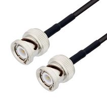 FAIRVIEW MICROWAVE FMCA3167-200CM FIRE RATED LOW LOSS BNC MALE TO BNC MALE CABLE LMR-100-FR COAX IN 200 CM