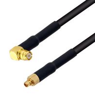 FAIRVIEW MICROWAVE FMCA3170-100CM LOW LOSS PUSH-ON RA SMP FEMALE TO MMCX PLUG CABLE LMR-100 COAX IN 100 CM