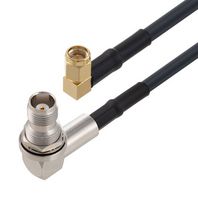 FAIRVIEW MICROWAVE FMCA3188-36 LOW LOSS RA SMA MALE TO RA TNC FEMALE BULKHEAD CABLE LMR-200 COAX IN 36 INCH