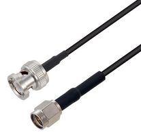 FAIRVIEW MICROWAVE FMCA3216-24 RF / Coaxial Cable Assembly, Low Loss, 24 ", 610 mm, LMR-100A-FR, BNC Plug, SMA Plug, 50 ohm