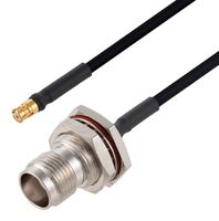 FAIRVIEW MICROWAVE FMCA3260-12 RF / Coaxial Cable Assembly, Push-On, 12 ", 305 mm, FM-SR086TBJ, SMP Jack, TNC Bulkhead Jack