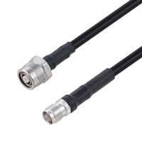 FAIRVIEW MICROWAVE FMCA3289-12 RF / Coaxial Cable Assembly, Low Loss, 12 ", 305 mm, TCOM-240, TNC Jack, TNC RP Plug, 50 ohm