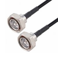 FAIRVIEW MICROWAVE FMCA3292-36 LOW LOSS 7-16 DIN MALE TO 7-16 DIN MALE CABLE TCOM-240 COAX IN 36 INCH WITH TIMES MICROWAVE COMPONENTS