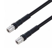 FAIRVIEW MICROWAVE FMCA3293-60 LOW LOSS QD QMA MALE TO QD QMA MALE CABLE TCOM-240 COAX IN 60 INCH WITH TIMES MICROWAVE COMPONENTS