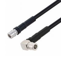 FAIRVIEW MICROWAVE FMCA3294-60 LOW LOSS QD QMA MALE TO RA QMA MALE CABLE TCOM-240 COAX IN 60 INCH WITH TIMES MICROWAVE COMPONENTS